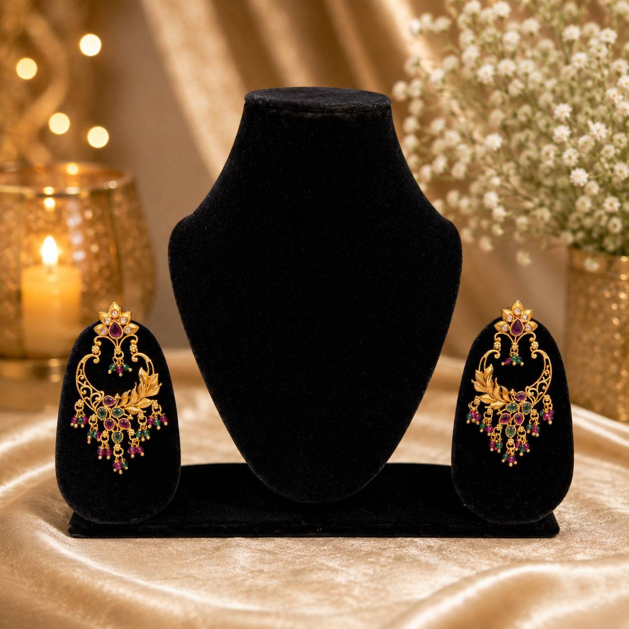 Multicolor Teardrop Earrings for Women