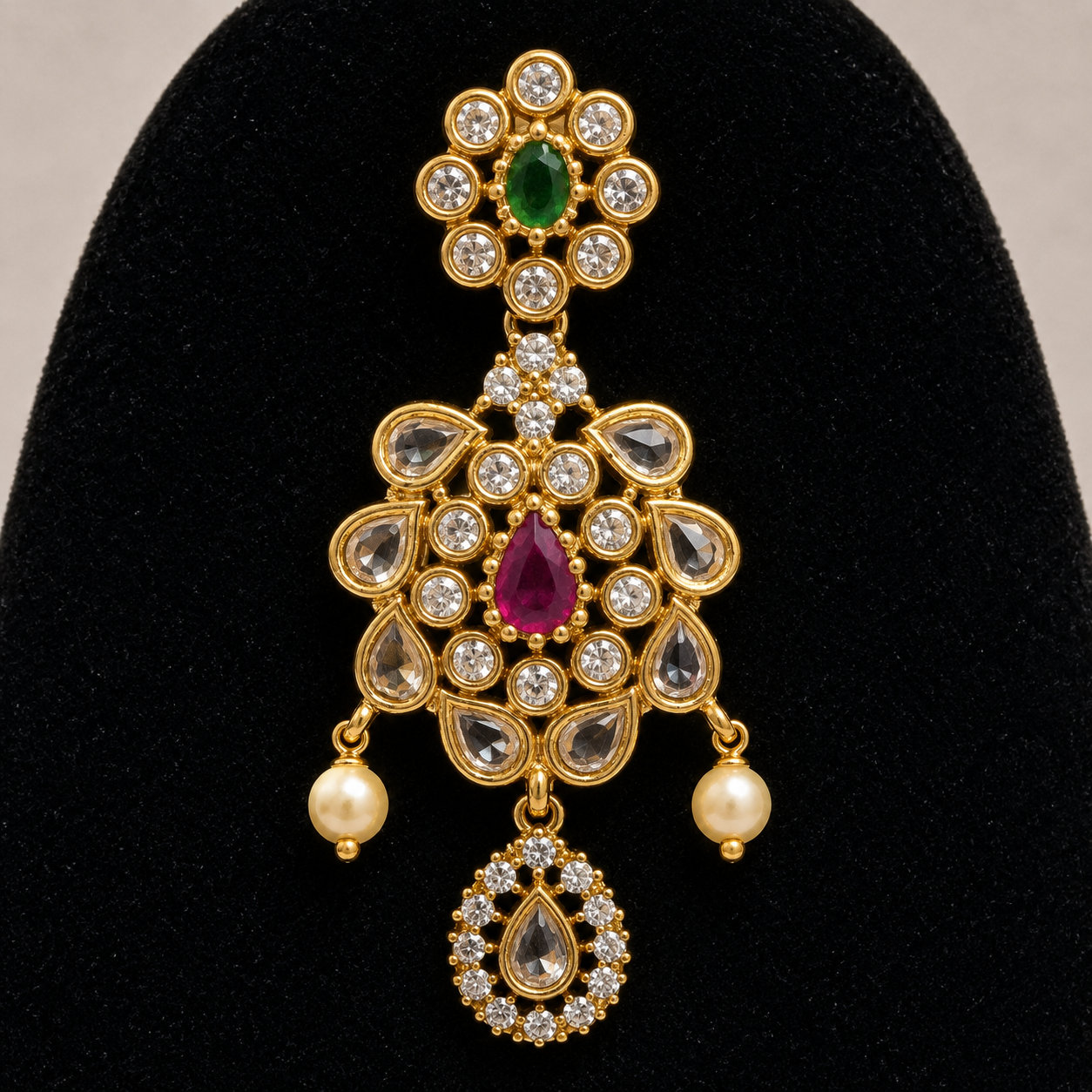 Designer Choker Necklace Set with Earrings for Women