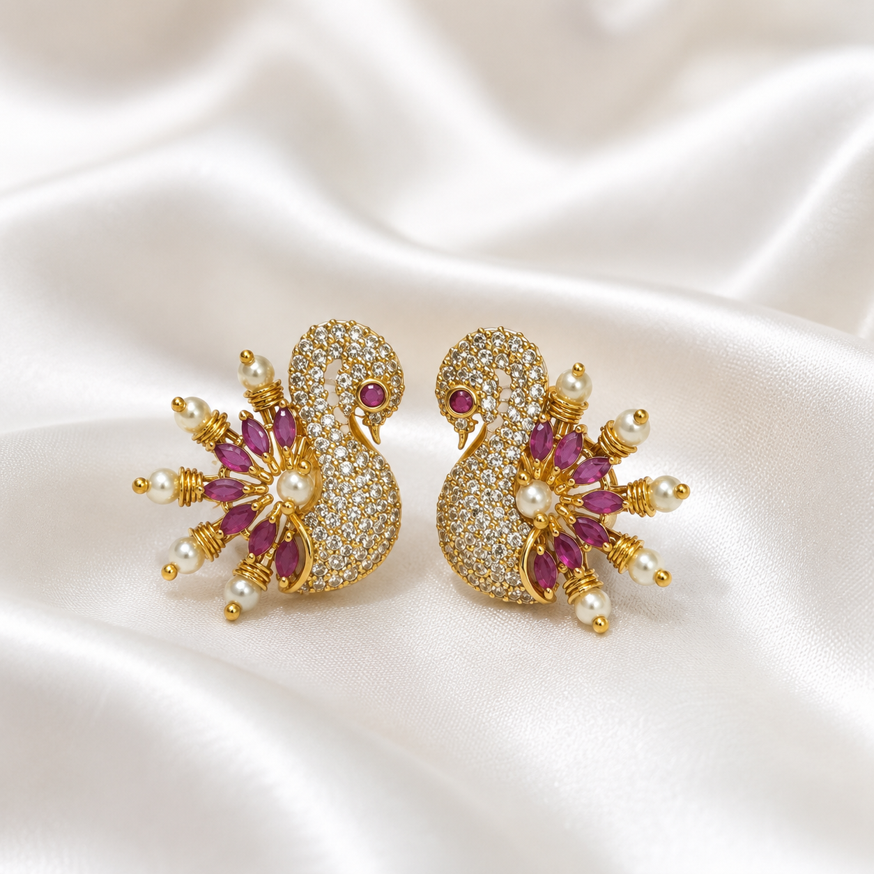 Peacock style Earrings for Women