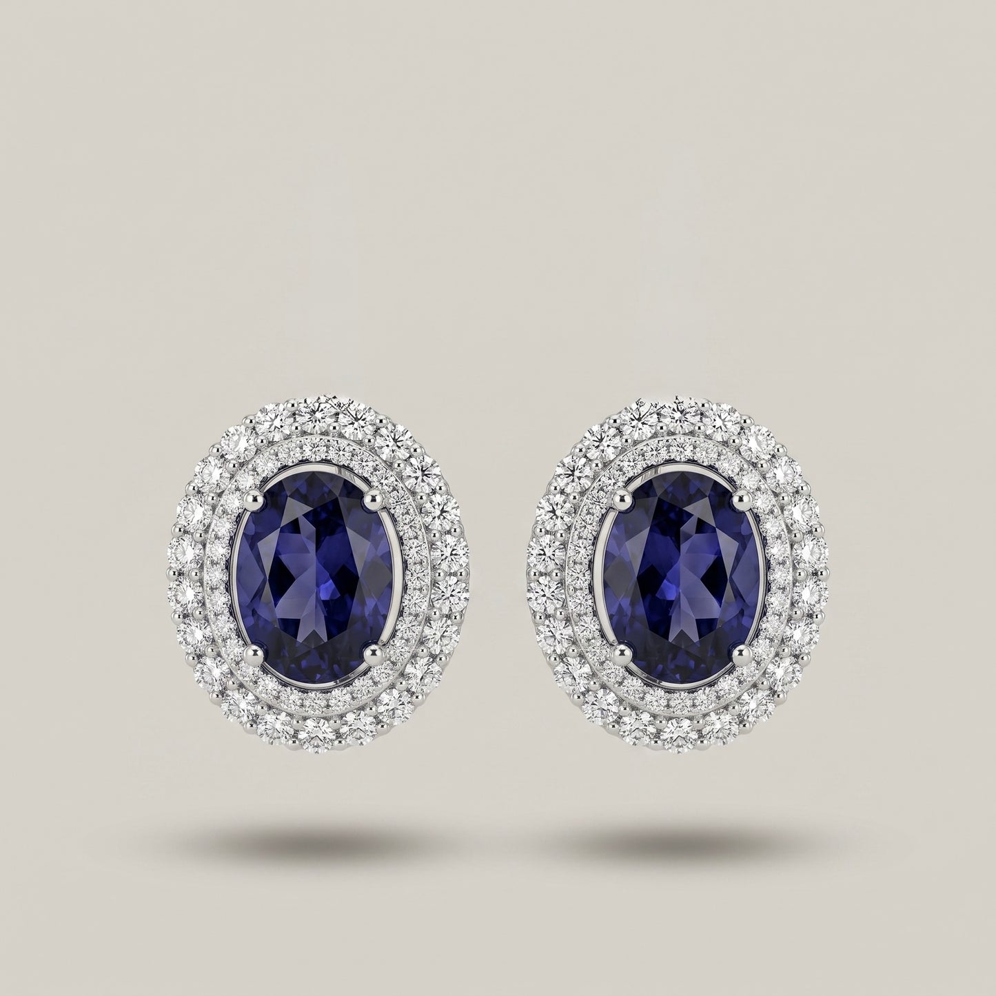 Purple Stud with Single Drop Earrings for Women | Elegant Minimal Party Jewelry