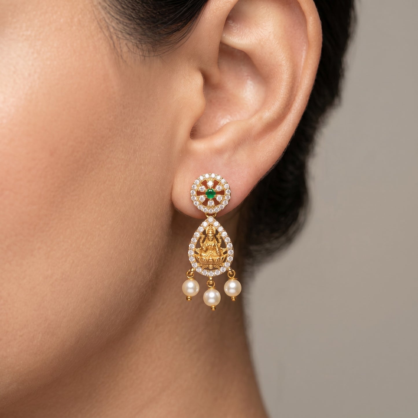 Lakshmi Heritage Temple Necklace Set for Women | Traditional Bridal & Wedding Jewelry