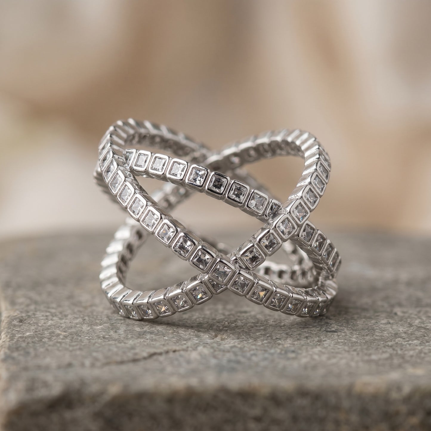 Luna Coil Spark Bangle Set Silver Coated for Women | Stylish Spiral Bracelet Jewelry